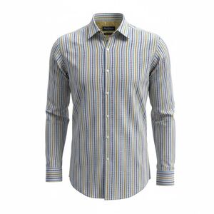 Robert Graham Men’s Shirt 2XL Striped Multicolor Button Down Flip Cuffs Cotton